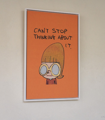 茶巾相框｜奈良美智 Yoshitomo Nara｜Can't Stop Thinking about it  