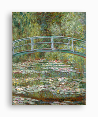 莫內 Monet｜水蓮池上的日本橋（Bridge over a Pond of Water Lilies）