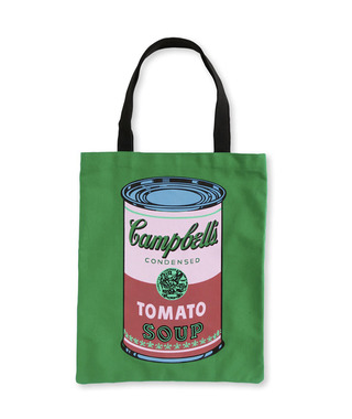 Andy Warhol｜帆布托特包－康寶濃湯（綠）
