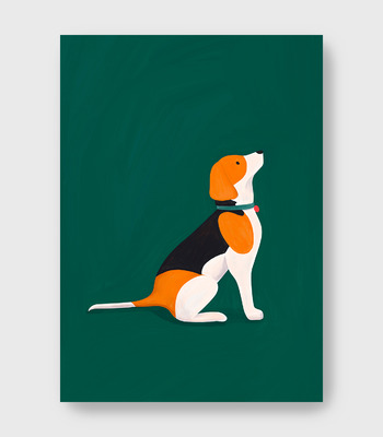 Erdy | Sitting Beagle(坐著的米格魯）