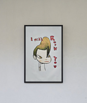 布巾裱框｜奈良美智 Yoshitomo Nara｜Rockyou!