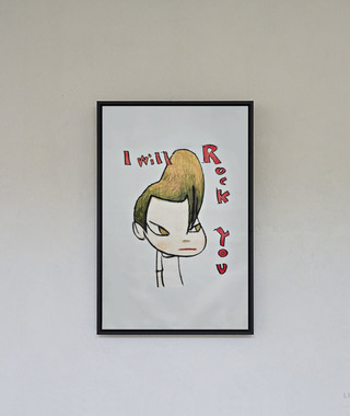 布巾裱框｜奈良美智 Yoshitomo Nara｜Rockyou!