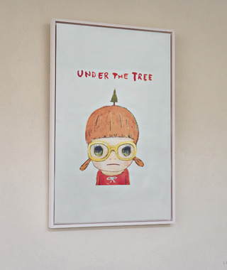 布巾裱框｜奈良美智 Yoshitomo Nara｜Under The Tree