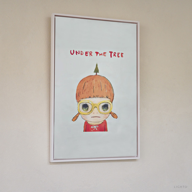 布巾裱框｜奈良美智 Yoshitomo Nara｜Under The Tree