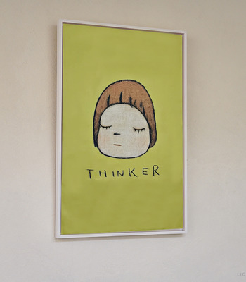 布巾相框｜奈良美智 Yoshitomo Nara｜Thinker