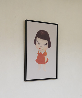 布巾裱框｜奈良美智 Yoshitomo Nara｜Missing In Action