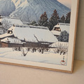 川瀬巴水 Kawase Hasui｜雪後清理，吉田_2