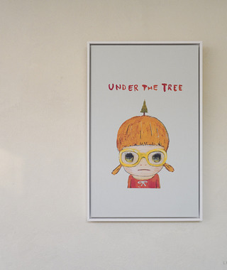 布巾裱框｜奈良美智 Yoshitomo Nara｜Under The Tree