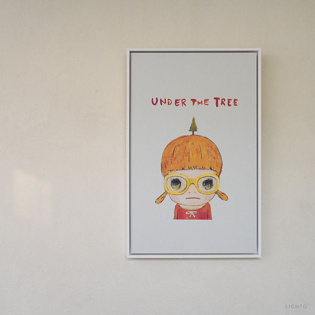 布巾裱框｜奈良美智 Yoshitomo Nara｜Under The Tree