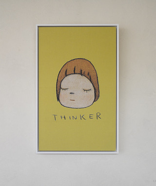 布巾裱框｜奈良美智 Yoshitomo Nara｜Thinker