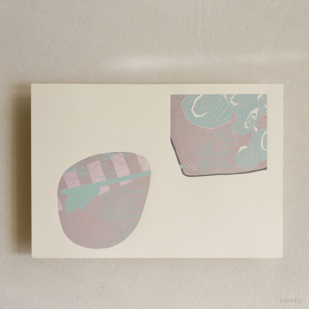 原作版畫｜王文伶｜穿梭04