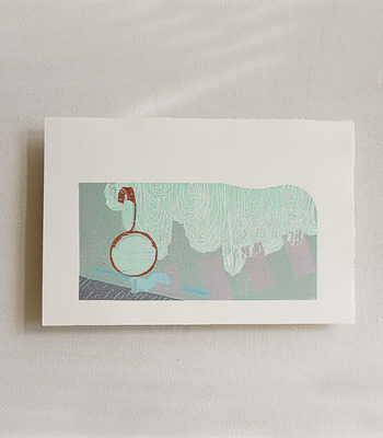 原作版畫｜王文伶｜穿梭03