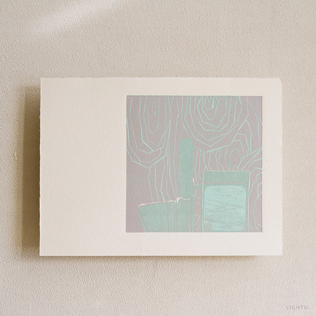 原作版畫｜王文伶｜穿梭01