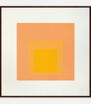 Homage to the Square(Saffron Tiers) | Josef Albers