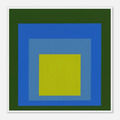 Homage to the Square(Amber Soul in Azure Forest) | Josef Albers
