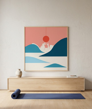 ilovedoodles｜貓咪地景-貓咪與山谷