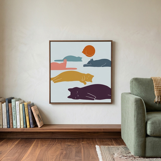 ilovedoodles｜貓咪地景-貓咪睡著了