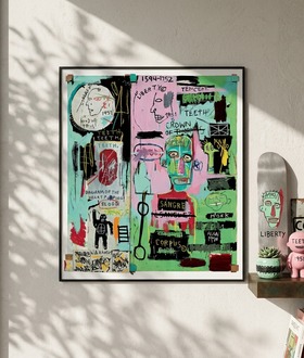 Jean-Michel Basquiat 巴斯奇亞 | In Italian, 1983