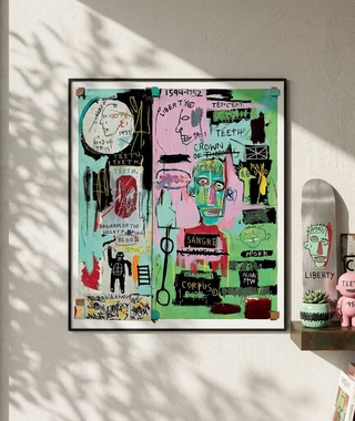 Jean-Michel Basquiat 巴斯奇亞 | In Italian, 1983