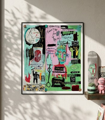 絕版｜Jean-Michel Basquiat 巴斯奇亞 | In Italian, 1983