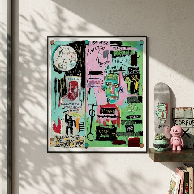 (已絕版)Jean-Michel Basquiat 巴斯奇亞 | In Italian, 1983