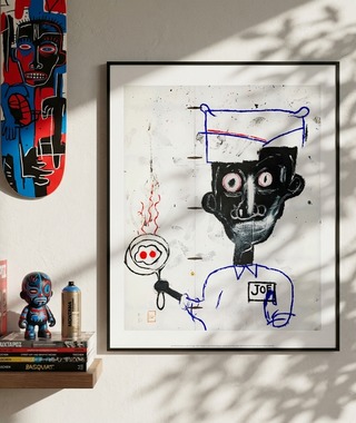 Jean-Michel Basquiat 巴斯奇亞｜眼睛與蛋 Eyes and Eggs