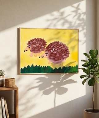 小歐哥的調色盤｜動物狂想曲-刺蝟