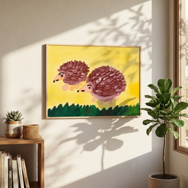 小歐哥的調色盤｜動物狂想曲-刺蝟