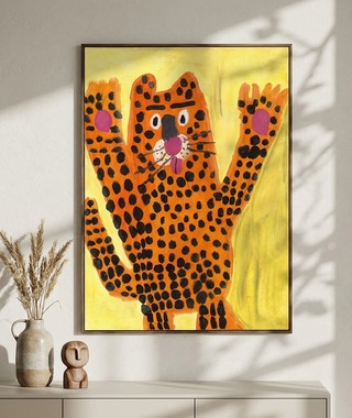 小歐哥的調色盤｜動物狂想曲-老虎