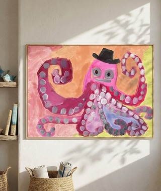 小歐哥的調色盤｜動物狂想曲-章魚