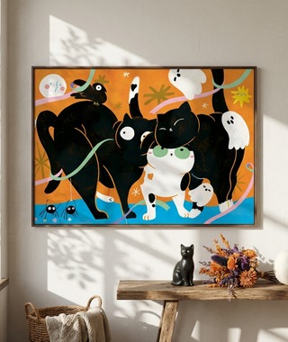 幽默之星｜貓咪們的萬聖節