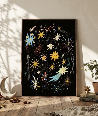 幽默之星｜Let the hope shine (黑底)