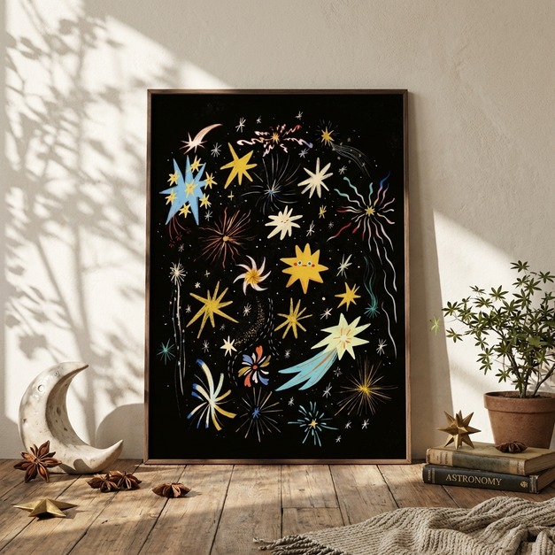 幽默之星｜Let the hope shine (黑底)