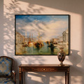 威廉&middot;透納 William Turner | Venice, from the Porch of Madonna della Salute_3