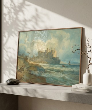 威廉&middot;透納 William Turner | Conway Castle, North Wales