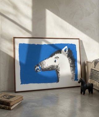 徐鵬雄｜馬看左邊 Horse Looking Left