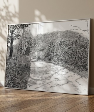 David Hockney｜Worldgate 6-7 May from th Arrival of Spring in 2013