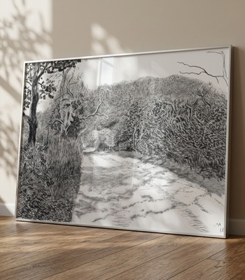 David Hockney｜Worldgate 6-7 May from th Arrival of Spring in 2013