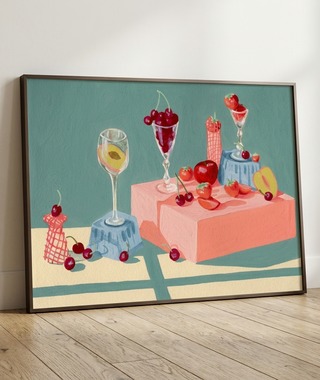 張梓鈞｜水果舞台 | 靜物掛畫