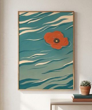 張梓鈞｜幻之光 | 極簡花卉掛畫