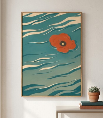 張梓鈞｜幻之光 | 極簡花卉掛畫