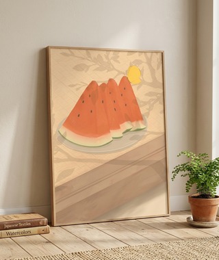 張梓鈞｜放暑假 | 水果靜物掛畫