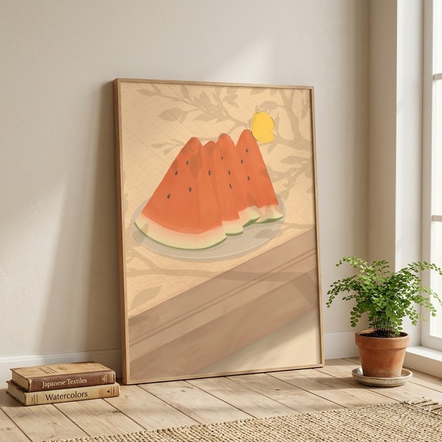 張梓鈞｜放暑假 | 水果靜物掛畫