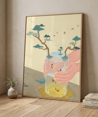 張梓鈞｜Stillness | 植物-超現實掛畫