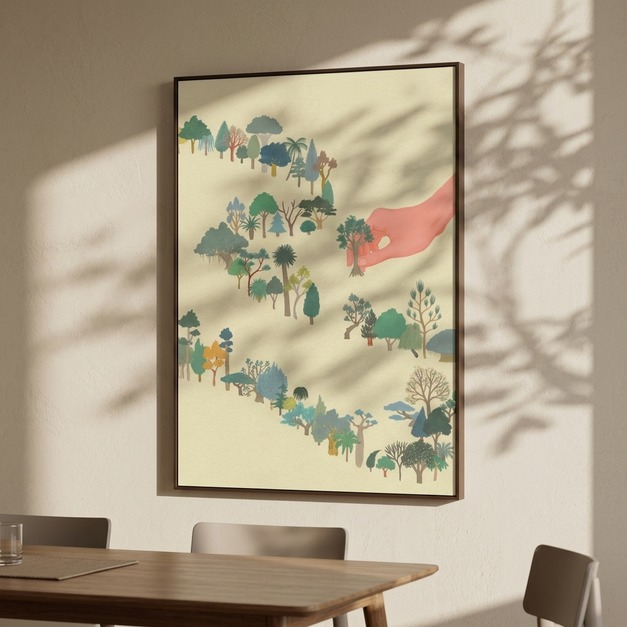 張梓鈞｜雜木林 | 大自然掛畫