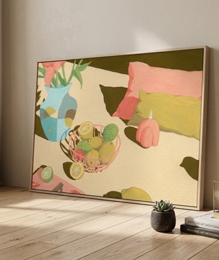 張梓鈞｜星期天早晨 | 水果靜物掛畫