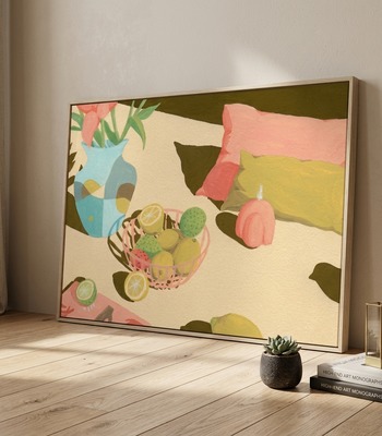 張梓鈞｜星期天早晨 | 水果靜物掛畫