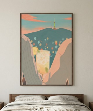 張梓鈞｜和你一起的mojito | 調酒掛畫