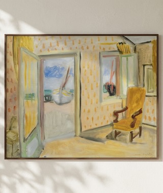 馬諦斯 Henri Matisse｜Interior, Open Door