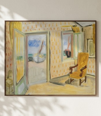 馬諦斯 Henri Matisse｜Interior, Open Door
